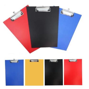 Imagem de 8 Pranchetas A4 com Clip Prendedor de Metal Escritorio Escola