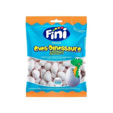 Imagem de Chiclete Fini Ovos de Dinossauro Tutti Frutti Pacote 230g