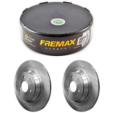 Imagem de Par Disco Freio Kwid 1.0 12V Dianteiro Sólido 3 Furos Fremax