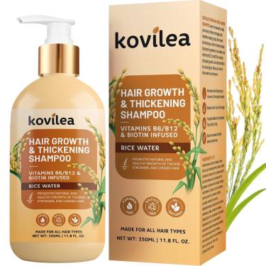 Imagem de Shampoo Kovilea Rice Water Hair Growth 350mL com biotina