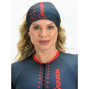 Imagem de Bandana De Ciclismo Cinza e Vermelho Evolution Savancini (3230)