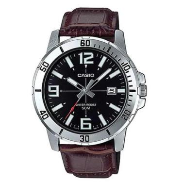 Imagem de Relógio Casio Masculino MTP-VD01L-1BV, Masculino, Único, Marrom, Sem S
