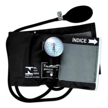 Imagem de Esfigmomanometro Em Nylon Premium Preto - G-Tech