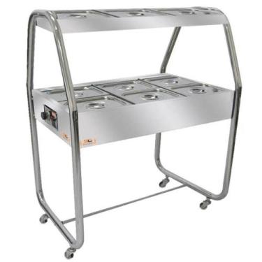 Imagem de Estufa de Aquecimento Venâncio Termos Dupla 9 Cubas 3 Frias 127V EAD6T