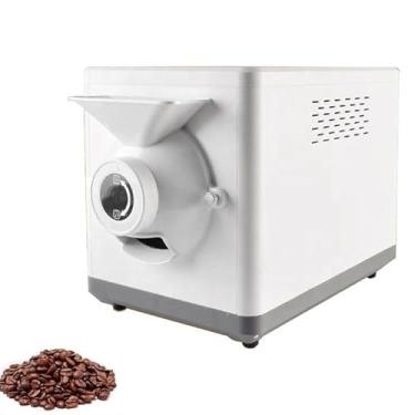 Imagem de Torradeira de café de 1600 W, máquina torradeira de café elétrica de 1500 g, tempo e temperatura ajustáveis, máquina torradeira de grãos de café com nozes elétricas antiaderentes, amendoim e cajus