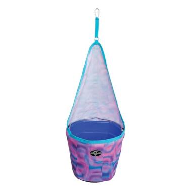 Imagem de Professional's Choice Suporte de balde suspenso | Serve para balde de 5 galões | Balde de água pendurado no reboque para cavalos | Poliéster 600D | Padrão geométrico