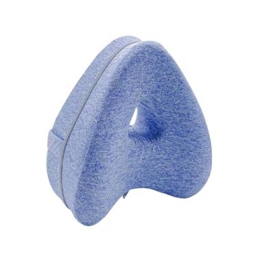 Imagem de Travesseiro Para Joelho De Dormir De Lado, Almofada para Pernas e Quadril, Almofada em de Coração para Conforto na Posição Lateral Sono Descanso Viagem