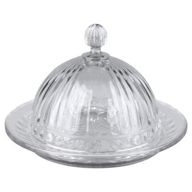 Imagem de Queijeira de Vidro 20cm Crown Cazza