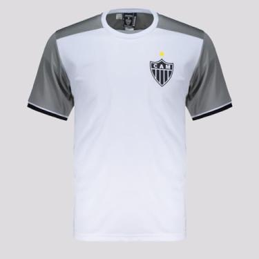 Imagem de Braziline Camiseta Atlético Mineiro Ligação, Branco/Cinza, M