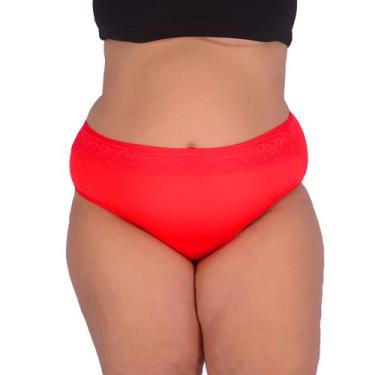 Imagem de Calcinha Plus Size Conforto Renda Microfibra - Dakota Lingerie e Modas