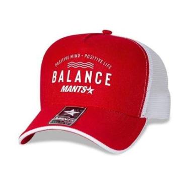 Imagem de Boné Vermelho Unissex 06 Gomos Aba Curva - Mants Clothing-Unissex