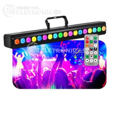 Imagem de Barra de Luz LED Profissional com Efeitos RGB e Controle DJ para Shows