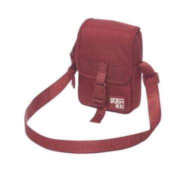 Imagem de BOLSA FARM FERVO GRAFICO TROPI VINHO