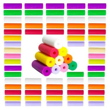 Imagem de 120PCS Aligner Chew,10 Mix Colors Chew for Invisalign Aligners,Orthodontic Silicone Chompers Aligner Trays Seaters