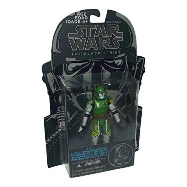 Imagem de Star Wars Boneco do Clone Commander Doom da série Black 9,5 cm