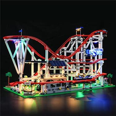 Imagem de GEAMENT LED Light Kit Compatible with Lego Roller Coaster - Lighting Set for Creator 10261 Building Model (Model Set Not Included)