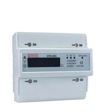 Imagem de Medidor de Energia (kWh) Trifásico 220/380V - Medição Direta até 100A 