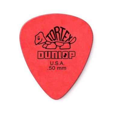 Imagem de Palheta Tortex 0,50mm Vermelha Pct C/ 6 Un 418r.50 Dunlop (1341)