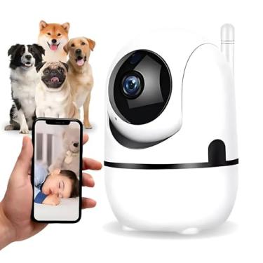 Imagem de Babá Eletrônica Câmera Wi-Fi de Segurança IP Full HD 1080p – Visão Noturna, Áudio Bidirecional, Monitoramento Remoto via Celular, Rastreio por Movimento, Ideal para Bebê, Pet e Casa