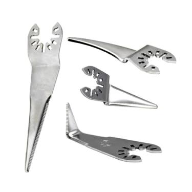 Imagem de (Pacote com 4) Lâminas de Faca Fria para Raspador Multiferramenta Oscilante Corte de Vedação de Janela, Compatível com Dewalt, Milwaukee, Makita, Craftsman, Jobmax, Cabo Porter