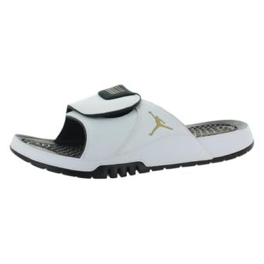 Imagem de Nike Jordan Hydro XI Tênis masculino (FN2452-104, branco/preto/azul legenda), Branco/preto/azul legenda, 39