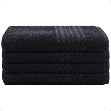 Imagem de Jogo de 4 Toalhas de Rosto Lyra 45 x 70 Camesa Para Hotel Pousada Salã