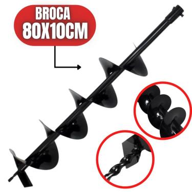 Imagem de Broca Universal 80x10cm Em Aço Especial Carbono