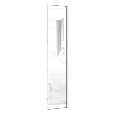 Imagem de Porta Para Closet Com Espelho Individual 50cm Inox Espelho