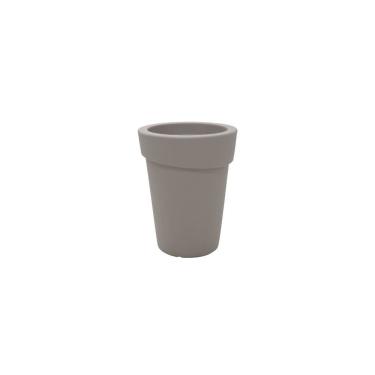Imagem de Vaso Tramontina Gipsy Em Polietileno Concreto 70cm Altura / 55cm Diâmetro Superior Tramontina
