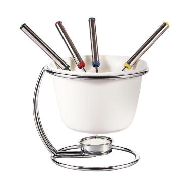 Imagem de Fondue New Porcelana Branco 7 Peças