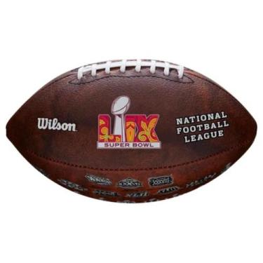 Imagem de Bola Futebol Americano WIlson NFL Super Bowl LIX Throwback