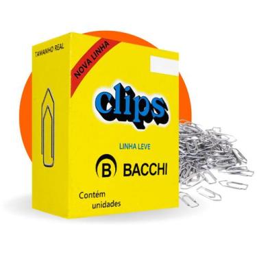 Imagem de Clips Para Papeis Galvanizados E Metálicos Multiplos Tamanhos Aço Metá