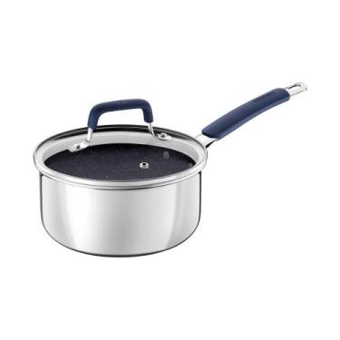 Imagem de Panela Tramontina Romagna em Aço Inox e Alumínio Cerâmico Black Stone 