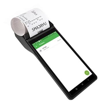 Imagem de SMAJAYU Impressora De Recibos Pos Terminal Android 10 Portátil Com 4G, Wi-Fi, Bluetooth, Impressão Térmica 58 Mm Para Pequenas Empresas E Varejo, Software Suporte Integrado Do Google Play