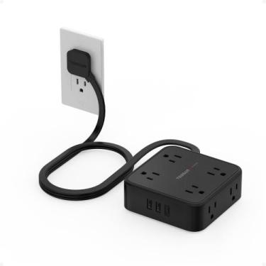 Imagem de Protetor de sobretensão Power Strip TESSAN de 5 pés com 8 tomadas AC, 