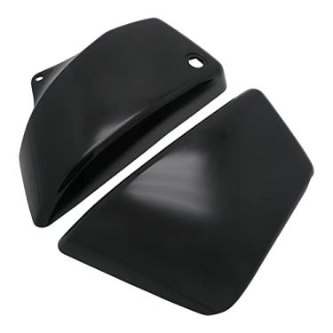 Imagem de FENGREN Capas De Carenagem Bateria Esquerda E Direita Para Motocicleta, Painel Lateral, Tampa Do Tanque Óleo Honda Shadow Ace/Aero/Sabre Vt1100 1999-2008 (Não Compatível Com Spirit) (Preto Brilhante