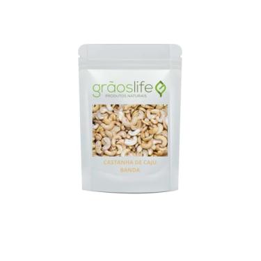 Imagem de Castanha De Caju Torrada Banda Sem Sal 1kg - Grãos Life