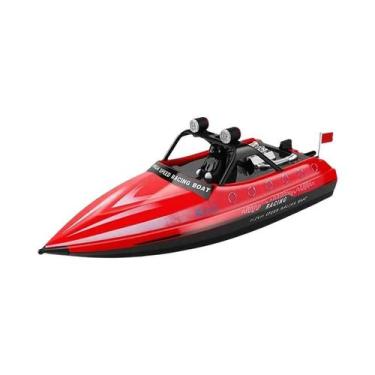 Imagem de Barco RC Para Meninos 24G Controle Remoto PVC Lancha Elétrica Wltoys X