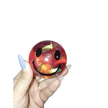 Imagem de BOLA DIVERTIDA COM LUZ CARINHA OU GILTTER unidade - MONISH, CARINHA, V