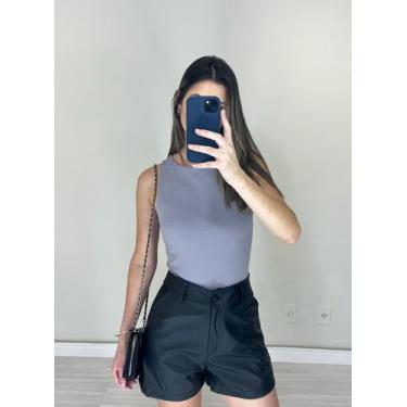 Imagem de Body Poliamida Premium - KariBrand, Cinza, Único