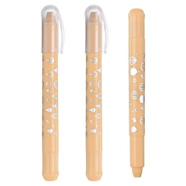 Imagem de PATIKIL Giz de cera de gel aquarela, 3 peças de giz de cera laváveis para colorir desenho, pintura, cor da pele