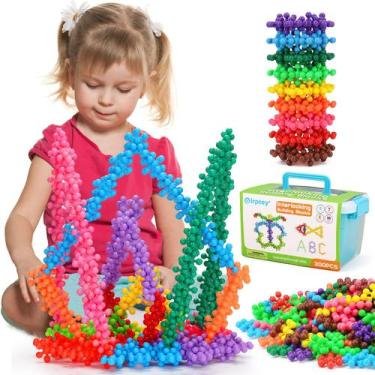Imagem de Blocos de construção Qirptey 300PCS Educacionais STEM Toys Kids 3+