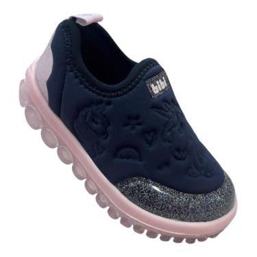 Imagem de Tênis Infantil Bibi Roller Unicórnio 2.0 Azul e Rosa - 31 - Azul marinho