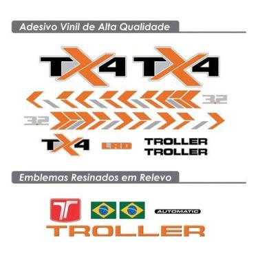 Imagem de Kit De Adesivos Troller Tx4 2020/2021 Padrão De Fábrica Tx4l - SPTS