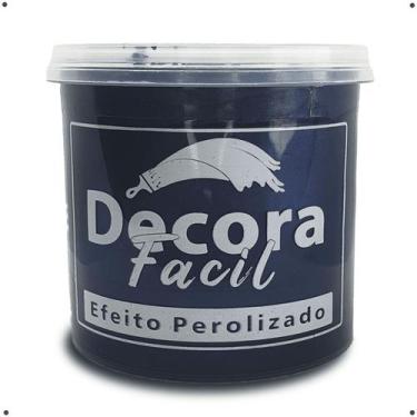 Imagem de Cimento Queimado Com Efeito Perolizado Decora Fácil 1kg - Marca, Ocean