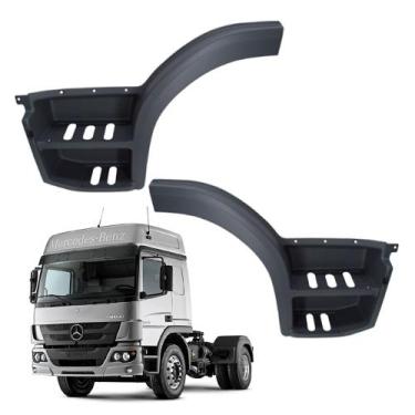 Imagem de Par Paralama Estribo Mb Atego 2013 Lado Direito Esquerdo Gel - Bonfant