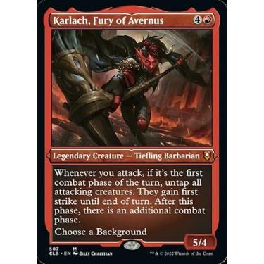 Imagem de Magic: the Gathering - Karlach, Fury of Avernus (507) - Etched - Foil - Battle for Baldur's Gate
