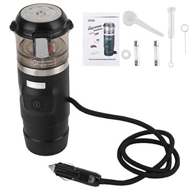 Imagem de Cafeteira portátil de cafeteira 12V Máquina de café elétrica Fonte de alimentação mais clara
