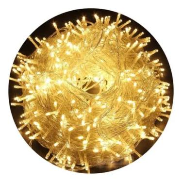 Imagem de Pisca Pisca Cordão 300 Led 8 Mods 30m Branco Quente Frio Rgb - LuvinCo