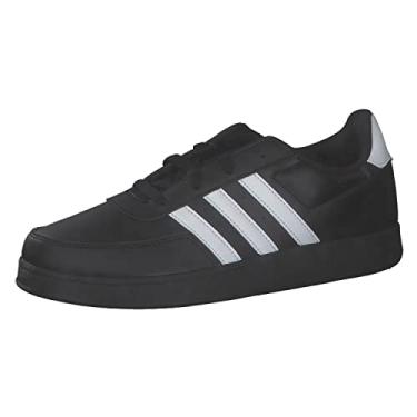 Imagem de Tênis Infantil Breaknet Life Casual Court Lace Adidas - Preto